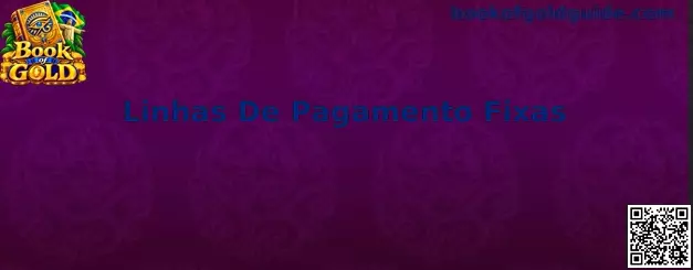 Linhas De Pagamento Fixas no jogo Book of Gold